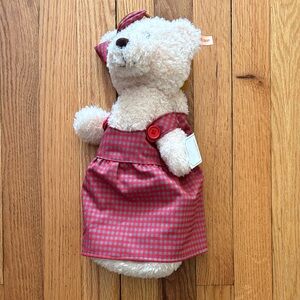 Teddy Bear Museum WINE BAG-KATE RED CHECK made of‎ polyester.